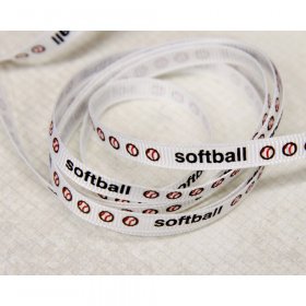 Adorn It - Softball Stripe Ribbon Adorn It - Softball Stripe Ribbon