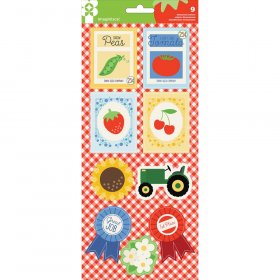 American Crafts - Heartland Farm Dimensional Stickers American Crafts - Heartland Farm Dimensional Stickers