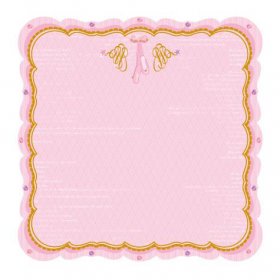 Best Creation - Ballet Princess - Magical Slippers Die Cut Glitter Paper Best Creation - Ballet Princess - Magical Slippers Die Cut Glitter Paper