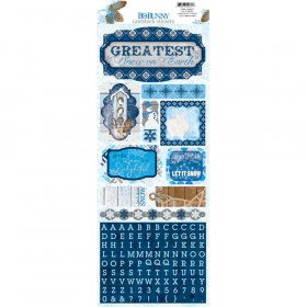 Bo-Bunny - Powder Mountain Let It Snow Sticker Bo-Bunny - Powder Mountain Let It Snow Sticker