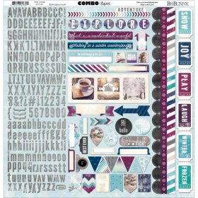 Bo-Bunny - Altitude Collection - Combo Stickers Bo-Bunny - Altitude Collection - Combo Stickers