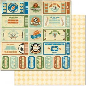 Bo-Bunny - Game On! Collection - Game On! Paper Bo-Bunny - Game On! Collection - Game On! Paper