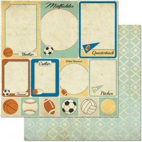 Bo-Bunny - Game On! Collection - Cards Paper Bo-Bunny - Game On! Collection - Cards Paper