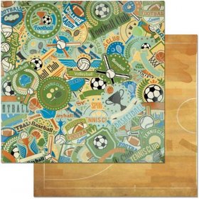 Bo-Bunny - Game On! Collection - Trophy Paper Bo-Bunny - Game On! Collection - Trophy Paper