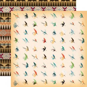 Carta Bella - The Great Outdoors - Fish Flies Paper Carta Bella - The Great Outdoors - Fish Flies Paper