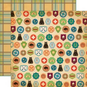 Carta Bella - The Great Outdoors - Badges Paper Carta Bella - The Great Outdoors - Badges Paper