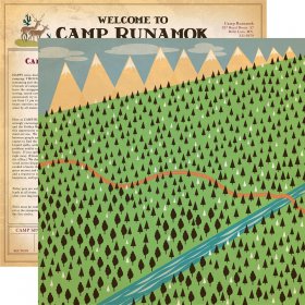 Carta Bella - The Great Outdoors - Over The River Paper Carta Bella - The Great Outdoors - Over The River Paper