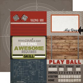 Carta Bella - Work Hard Play Hard - 4x6 Journaling Cards Carta Bella - Work Hard Play Hard - 4x6 Journaling Cards