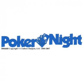 Crafters Outpost - Poker Night Lil' Liner Crafters Outpost - Poker Night Lil' Liner