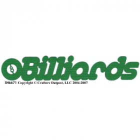 Crafters Outpost - Billiards Lil' Liner Crafters Outpost - Billiards Lil' Liner