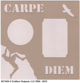 Crafters Outpost - Carpe Diem (Seize the Day) Road PageCut Crafters Outpost - Carpe Diem (Seize the Day) Road PageCut