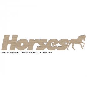 Crafters Outpost - Horses Lil' Liner Crafters Outpost - Horses Lil' Liner
