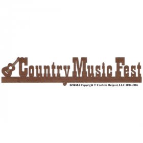Crafters Outpost - Country Music Fest Lil' Liner Crafters Outpost - Country Music Fest Lil' Liner