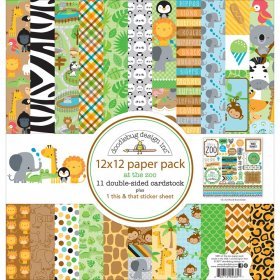 Doodlebug - At the Zoo Paper Pack Doodlebug - At the Zoo Paper Pack