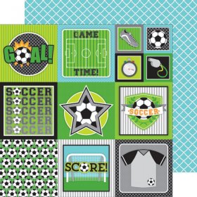 Doodlebug - Goal!! Collection - Goal Paper Doodlebug - Goal!! Collection - Goal Paper