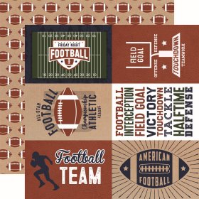 Echo Park - Football 4x6 Journaling Cards Echo Park - Football 4x6 Journaling Cards