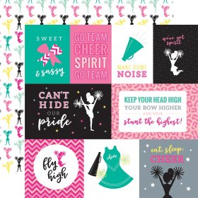 Echo Park - Cheer Journaling Cards Paper Echo Park - Cheer Journaling Cards Paper