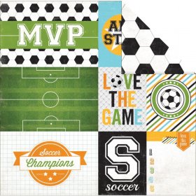 Echo Park - Soccer Journaling Paper Echo Park - Soccer Journaling Paper