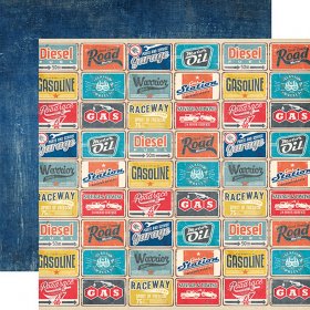 Echo Park - License Plates Paper Echo Park - License Plates Paper