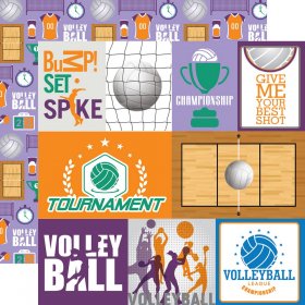 Echo Park - Volleyball Journaling Cards Echo Park - Volleyball Journaling Cards