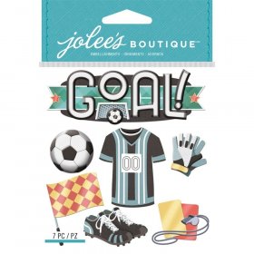 Jolee's - Soccer Dimensional Stickers Jolee's - Soccer Dimensional Stickers