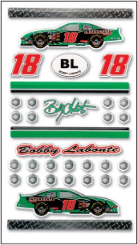 NASCAR - Bobby Labonte Epoxy Stickers NASCAR - Bobby Labonte Epoxy Stickers