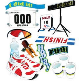 Jolee's - Marathon Runner Dimensional Stickers Jolee's - Marathon Runner Dimensional Stickers