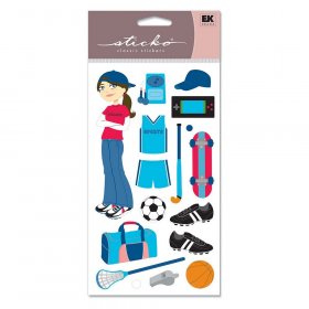Sticko - Sporty Girl Classic Stickers Sticko - Sporty Girl Classic Stickers