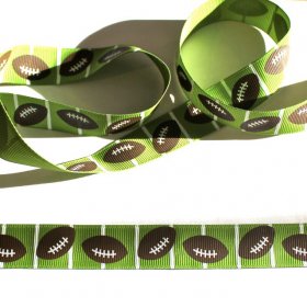 Eyelet Outlet - Football Ribbon Eyelet Outlet - Football Ribbon