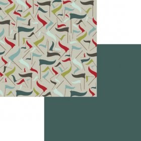 Fancy Pants - Little Sport - Flags Paper Fancy Pants - Little Sport - Flags Paper
