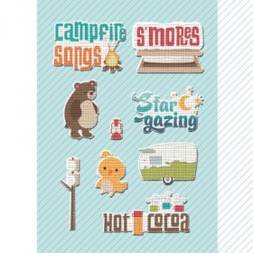 Imaginisce - Happy Camper - S'more Canvas Sticker Imaginisce - Happy Camper - S'more Canvas Sticker