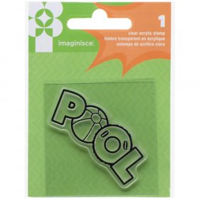 Imaginisce - Family Fun - Acrylic Stamp - Pool Imaginisce - Family Fun - Acrylic Stamp - Pool