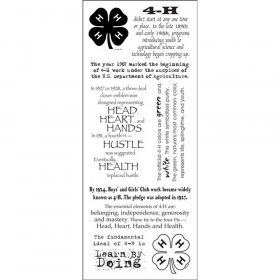 It Takes Two - 4-H Facts Stickers It Takes Two - 4-H Facts Stickers