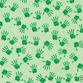 It Takes Two - Green Hands Scatter Paper It Takes Two - Green Hands Scatter Paper