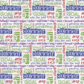 It Takes Two - Soccer Words Vellum It Takes Two - Soccer Words Vellum