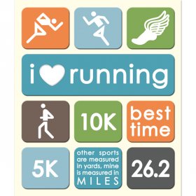 K & Co - Running Track Sticker Medley K & Co - Running Track Sticker Medley
