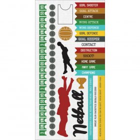 Kaisercraft - Game On Stickers - Netball Kaisercraft - Game On Stickers - Netball