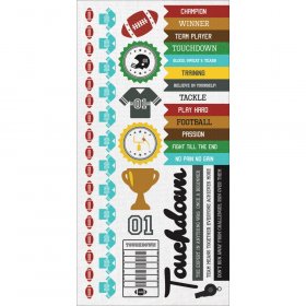 Kaisercraft - Game On Stickers - Football Kaisercraft - Game On Stickers - Football