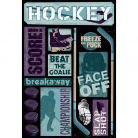 Karen Foster - Hockey Goal Cardstock Sticker Karen Foster - Hockey Goal Cardstock Sticker