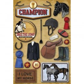 Karen Foster - Equestrian Cardstock Stickers Karen Foster - Equestrian Cardstock Stickers