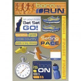 Karen Foster - Born to Run Stickers Karen Foster - Born to Run Stickers