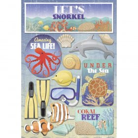 Karen Foster - Let's Snorkel Stickers Karen Foster - Let's Snorkel Stickers