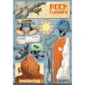 Karen Foster - Rock Climbing Cardstock Stickers Karen Foster - Rock Climbing Cardstock Stickers