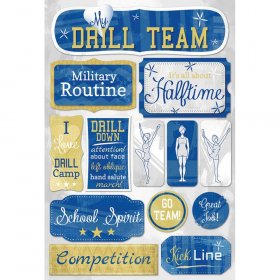 Karen Foster - Drill Team Cardstock Stickers Karen Foster - Drill Team Cardstock Stickers
