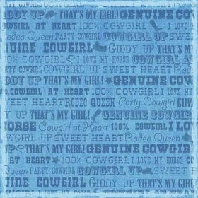 Karen Foster - Cowgirl Collage Paper Karen Foster - Cowgirl Collage Paper