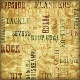 Karen Foster - Rugby Collage Paper Karen Foster - Rugby Collage Paper