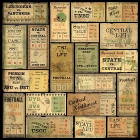 Karen Foster - Football Tickets Paper Karen Foster - Football Tickets Paper