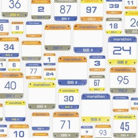 Karen Foster - Marathon Numbers Paper Karen Foster - Marathon Numbers Paper