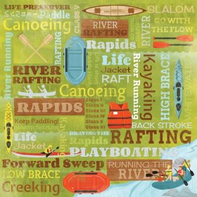 Karen Foster - River Running Collage Paper Karen Foster - River Running Collage Paper
