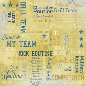 Karen Foster - Drill Team Collage Paper Karen Foster - Drill Team Collage Paper